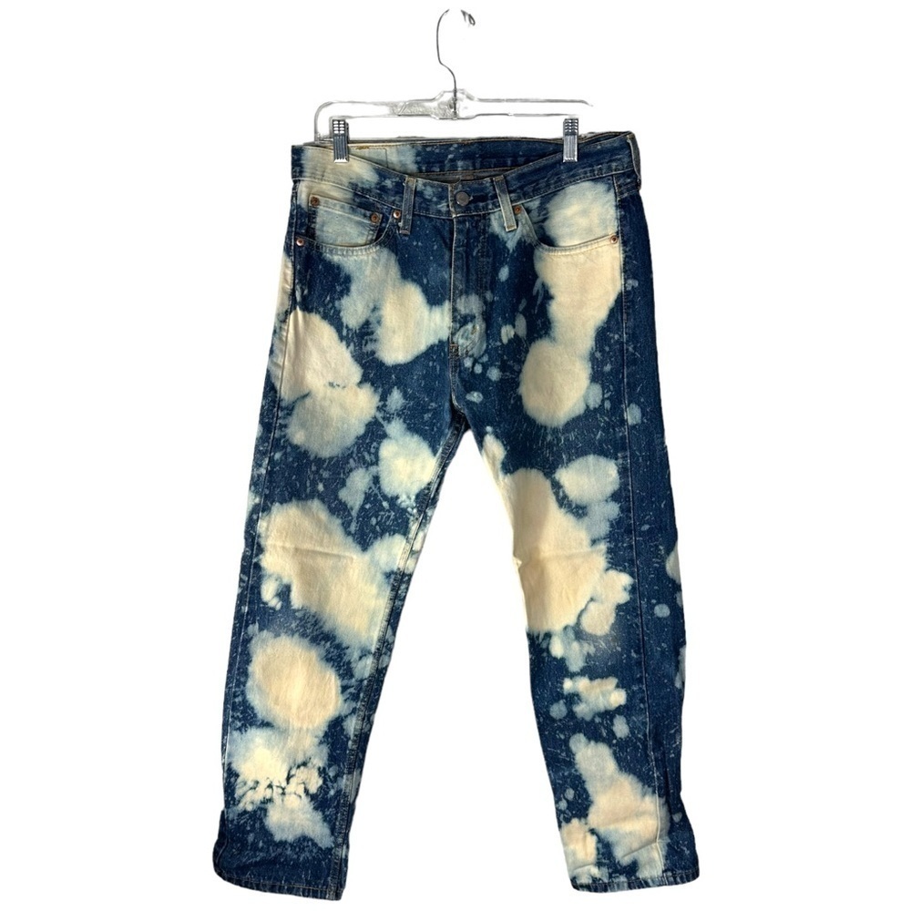Levi’s 505 Bleach Wash Denim Jeans SZ 33